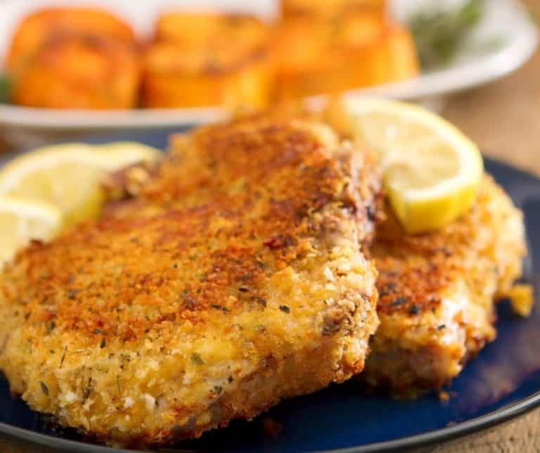 Air Fryer Parmesan Crusted Chicken - Fork To Spoon