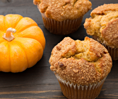 Air Fryer Pumpkin Muffins