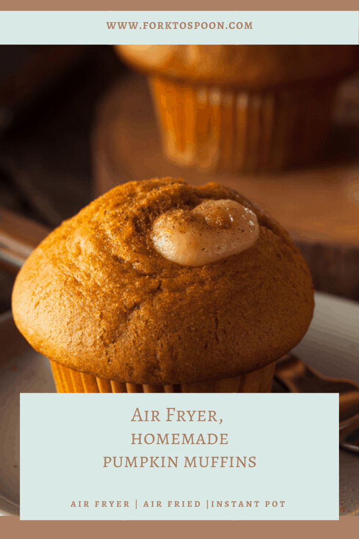 Air Fryer Homemade Pumpkin Muffins