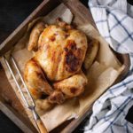 Easy Air Fryer Rotisserie Roasted Whole Chicken