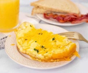 Air Fryer Cheese Omelette (Omelet)