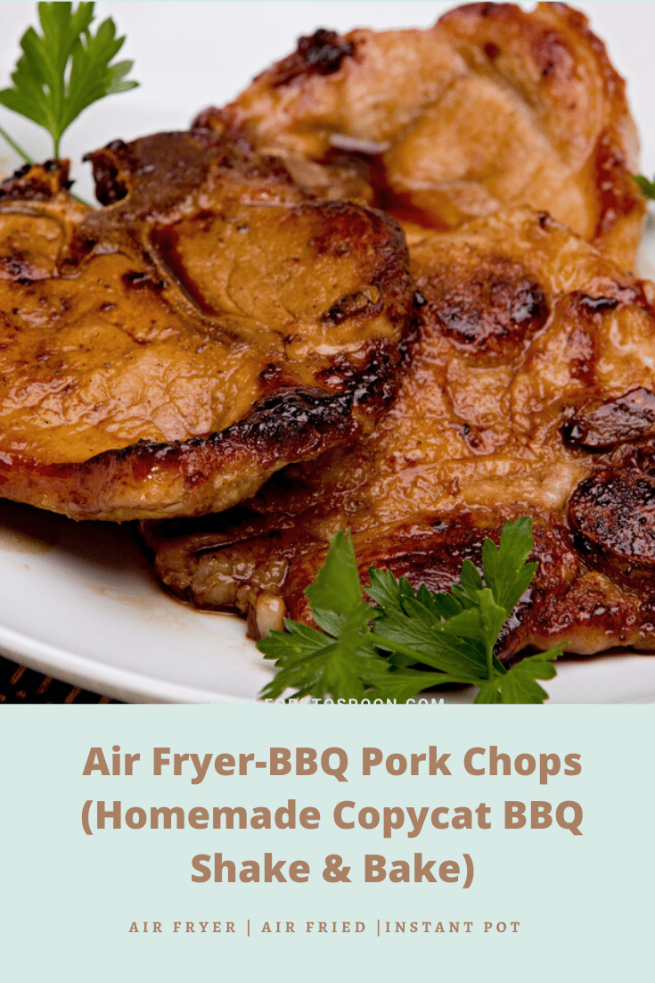 Air Fryer-BBQ Pork Chops (Homemade Copycat BBQ Shake & Bake) - Fork To ...