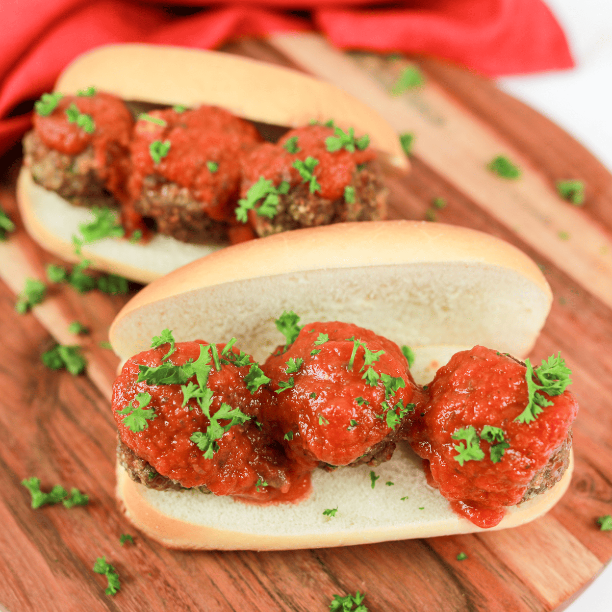 Air Fryer Meatball Subs (3)