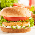 Air Fryer Chicken Patty Sandwich