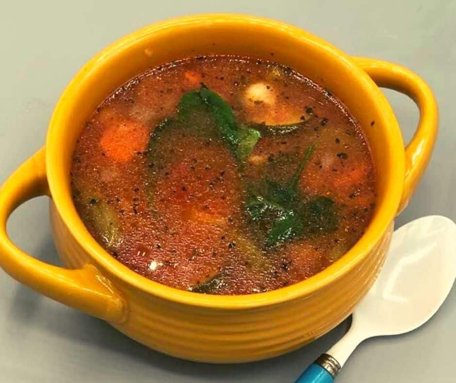 Instant Pot Copycat Olive Garden Minestrone Soup Fork To Spoon