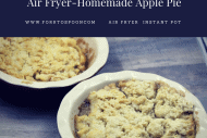 Air Fryer-Air Fried-Homemade Apple Pie (Pies, Cobbler)