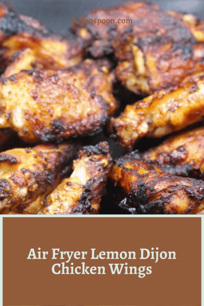 Air Fryer Lemon Dijon Chicken Wings