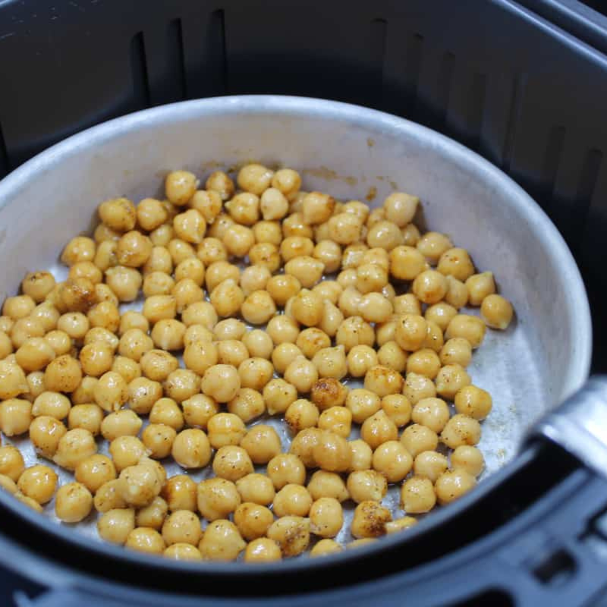 Air Fryer Crispy Tex-Mex Roasted Chickpeas