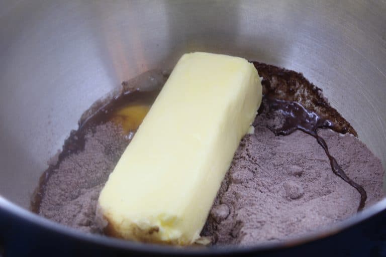 Air Fryer Trader Joe's Brownie Truffle Mix Brownies Fork To Spoon