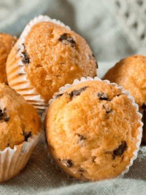 Air Fryer Jiffy Box Mix Blueberry Muffins