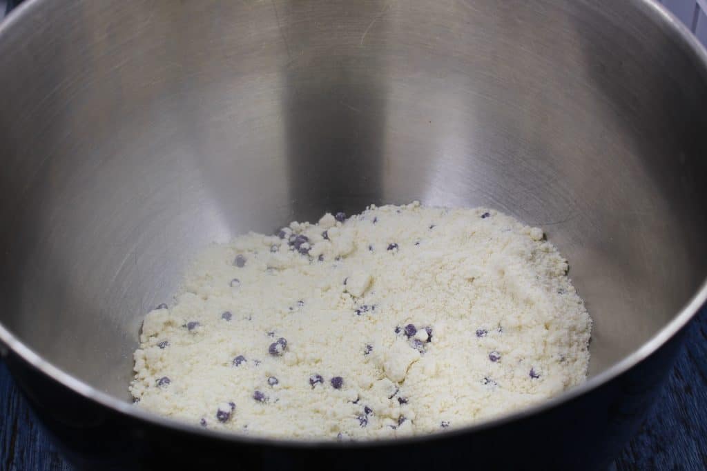 Air Fryer Jiffy Box Mix Blueberry Muffins Fork To Spoon