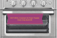 HOT DEAL-Cuisinart Air Fryer Toaster Oven Only $129.99