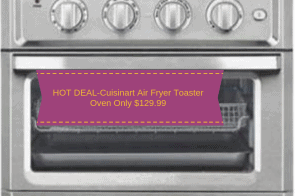 HOT DEAL-Cuisinart Air Fryer Toaster Oven Only $129.99