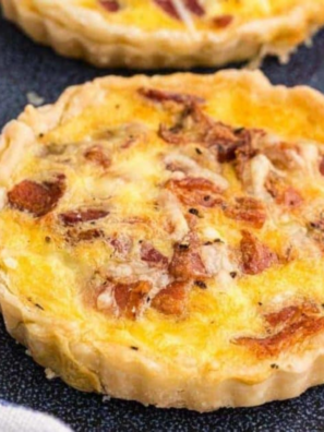 Air Fryer Bacon and Egg Quiche Lorraine