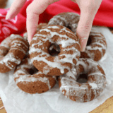 These Air Fryer Gingerbread Donuts are tender, warmly spiced, and taste like the holidays in donut form. Made fast in the air fryer, they&rsquo;re perfect for Christmas mornings, cozy weekends, or anytime a gingerbread craving hits.