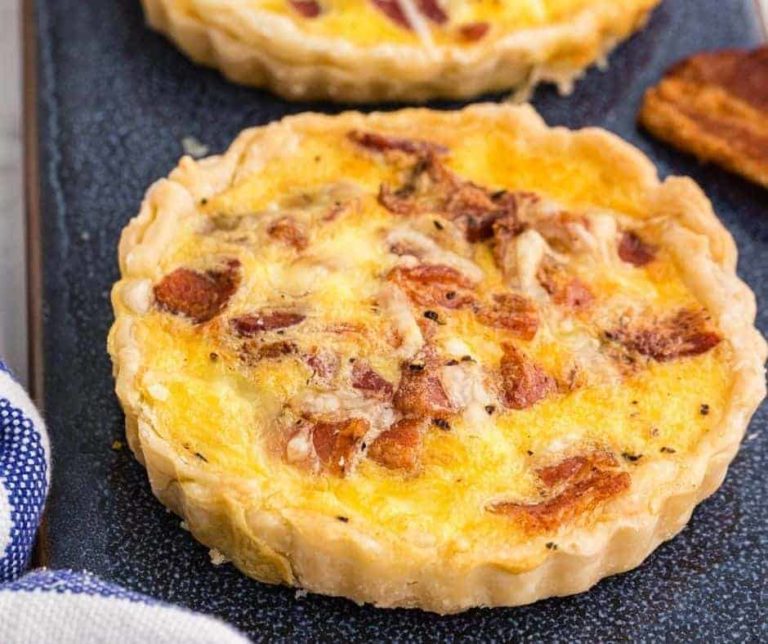 Air Fryer Quiche Lorraine Fork To Spoon