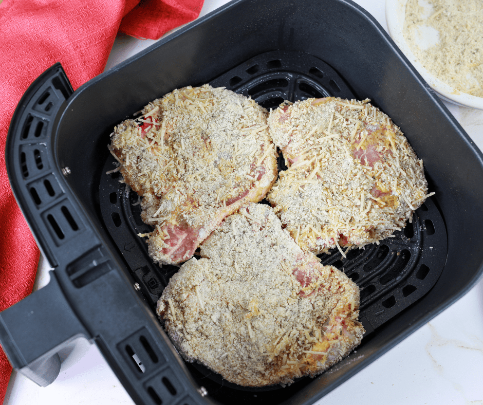 How To Make Air Fryer Herb and Parmesan Pork Chops