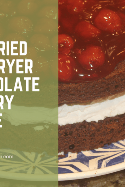 Air Fryer-Air Fried-Chocolate Cherry Torte Cake