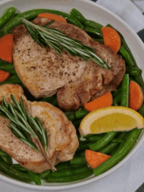 Easy Air Fryer Blackened Pork Chops