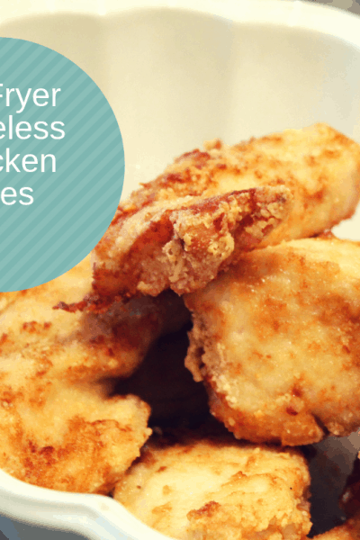 Air Fryer-Air Fried-Boneless Chicken Bites (Gluten Free)