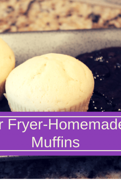 Air Fried-Air Fryer-Basic Muffins (Base, Blueberry, Chocolate Chip, Strawberry, Etc.)