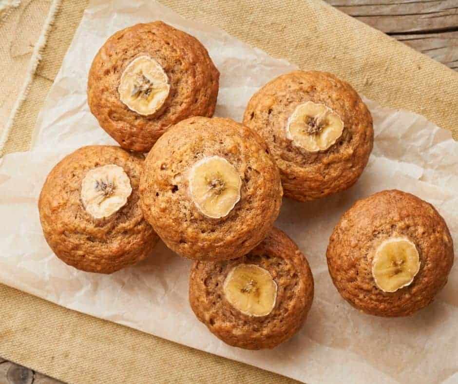 Air Fryer Banana Muffins