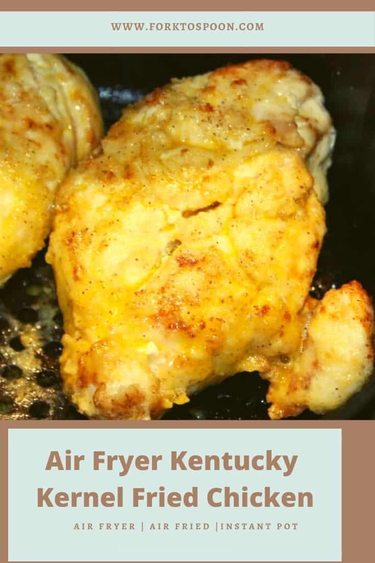 Air Fryer Kentucky Kernel Fried Chicken