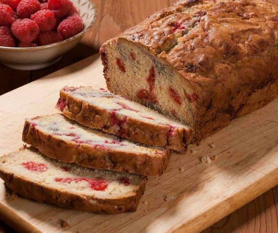 Air Fryer Strawberry Quick Bread