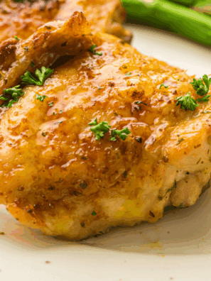 Easy Air Fryer Lemon Garlic Chicken Thighs