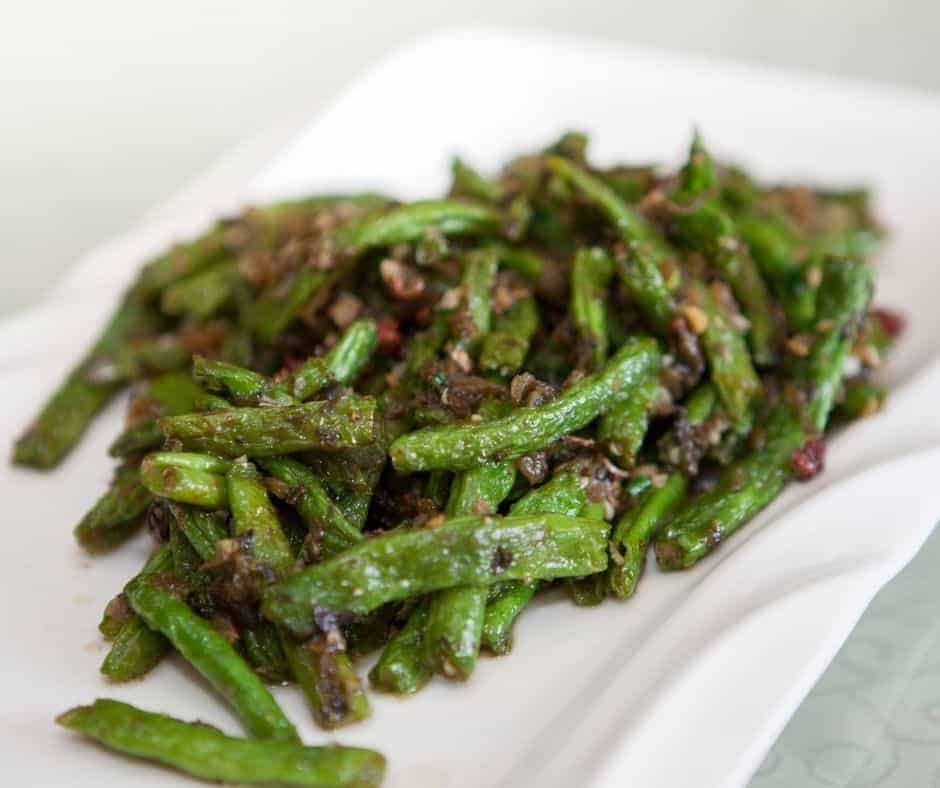 10-Minute Air Fryer Frozen Green Beans - Fork in the Kitchen