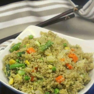 Instant Pot Vegetarian Quinoa Fried Rice