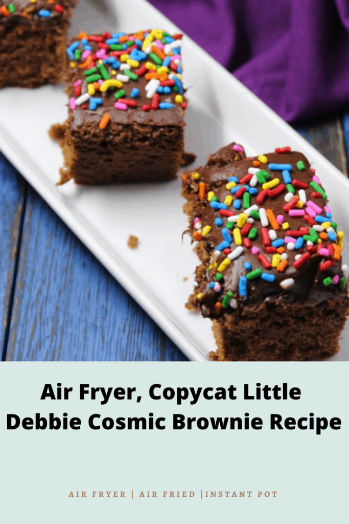 Air Fryer Copycat Little Debbie Cosmic Brownie Recipe Fork To Spoon