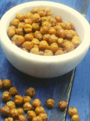 Air Fryer Everything Chickpeas