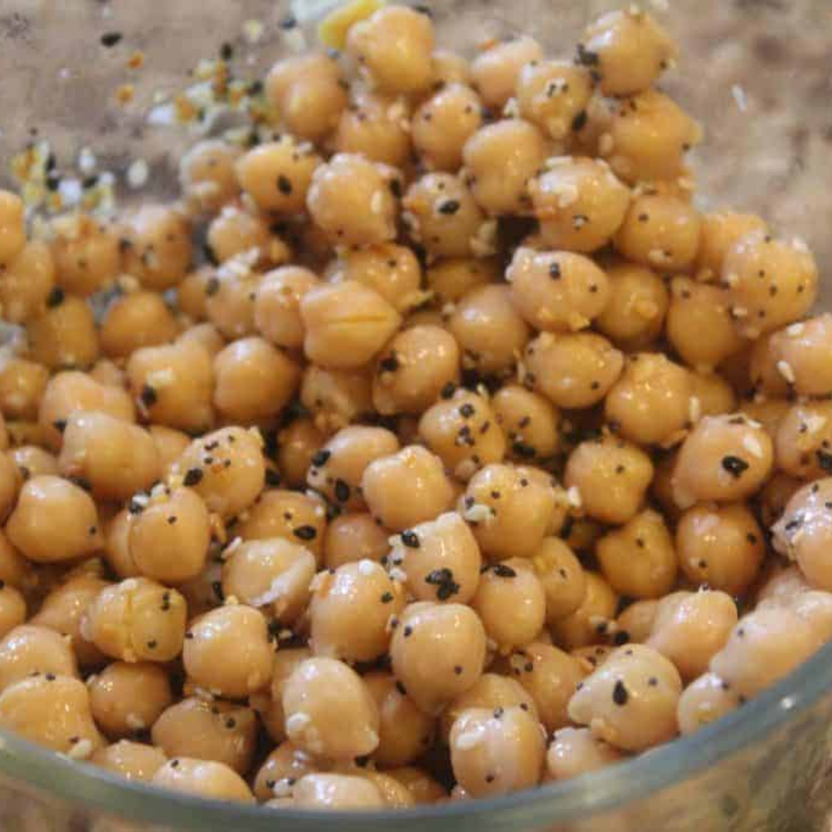 Air Fryer Everything Chickpeas