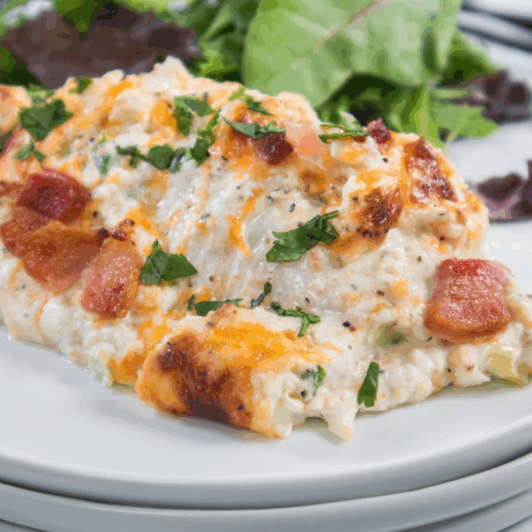 Air fryer jalapeño popper stuffed chicken with melted cheese and crispy coating