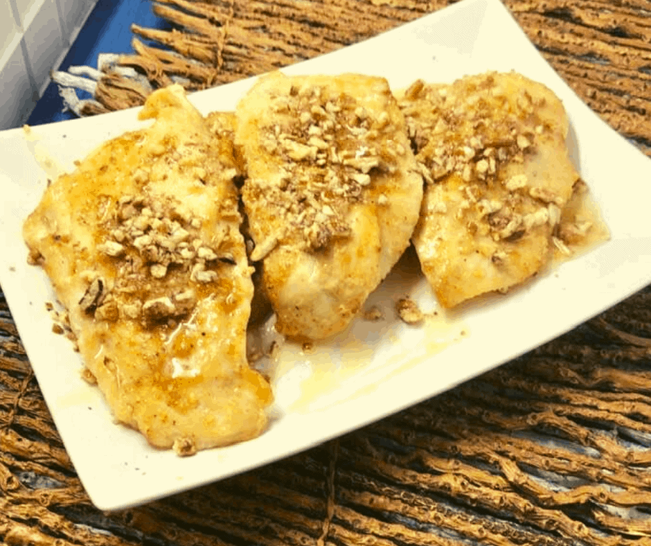 Air Fryer Honey-Pecan Chicken Breasts