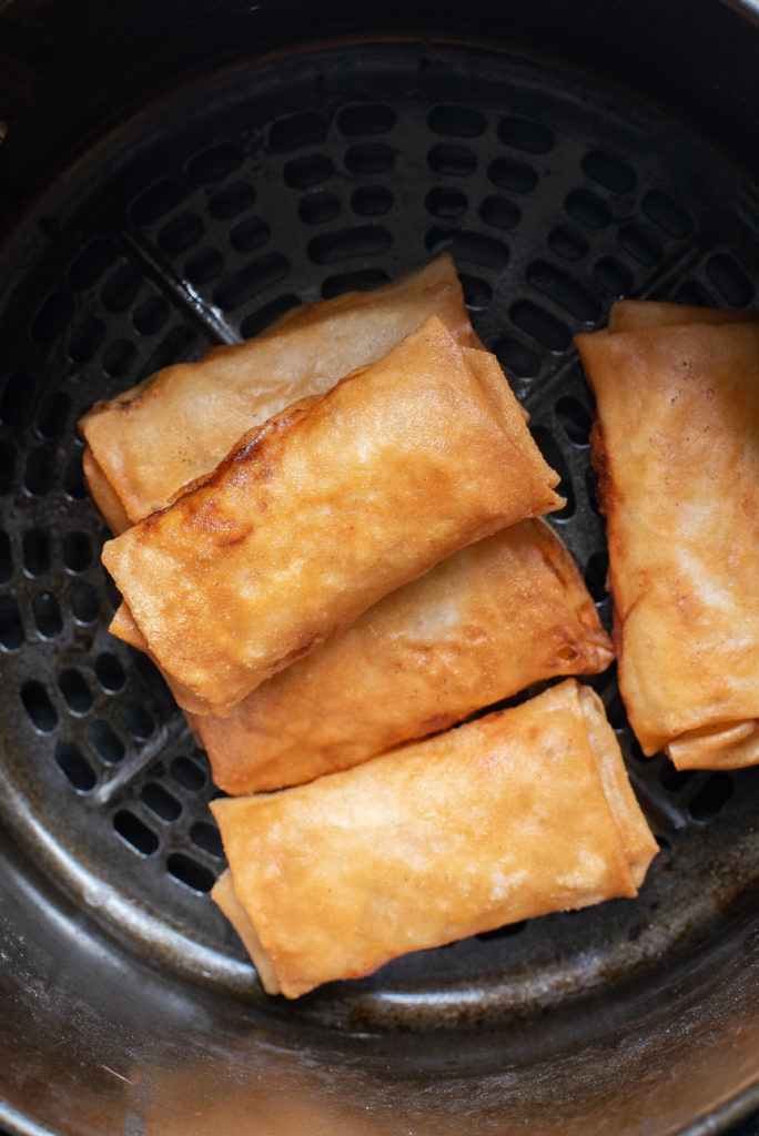 Air Fryer Homemade Chinese Egg Rolls Fork To Spoon