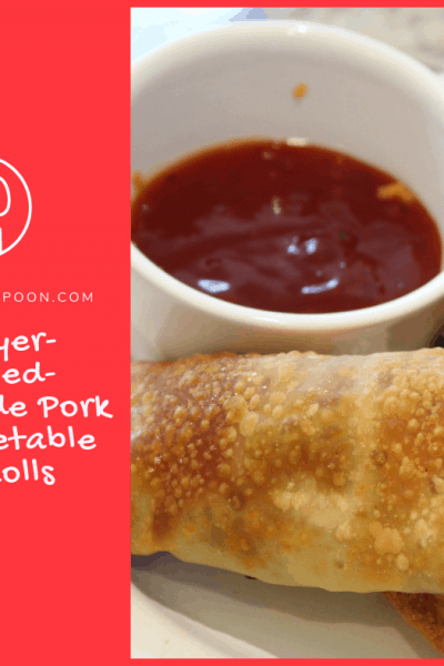 Air Fryer-Air Fried-Homemade Pork and Vegetable Egg Rolls