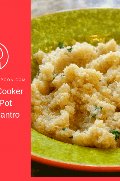 Pressure Cooker, Instant Pot, Cilantro Lime Quinoa