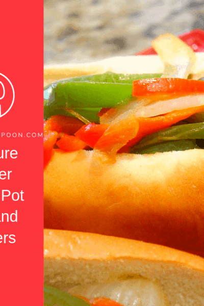 Pressure Cooker, Instant Pot, Brats, Onions and Peppers