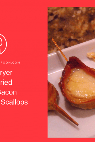 Air Fryer, Air Fried, Easy Bacon Wrapped Scallops