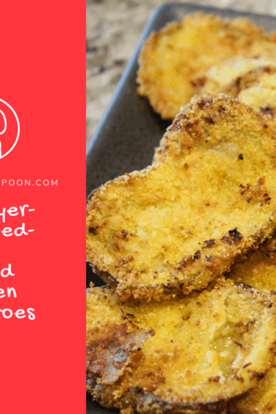 Air Fryer-Air Fried-Fried Green Tomatoes
