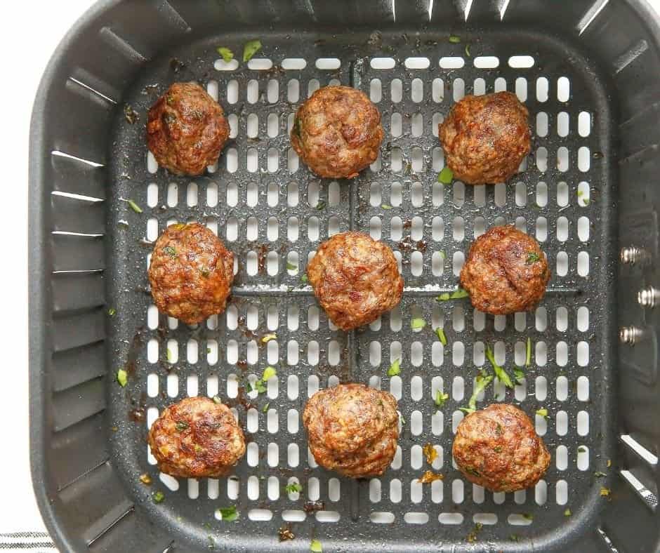 How To Make Air Fryer Hoisin Glazed Meatballs