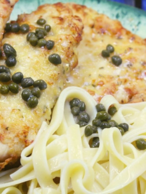 Air Fryer Chicken Piccata