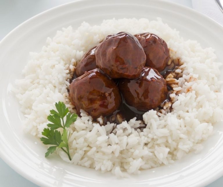 Air Fryer Hoisin Glazed Meatballs Fork To Spoon