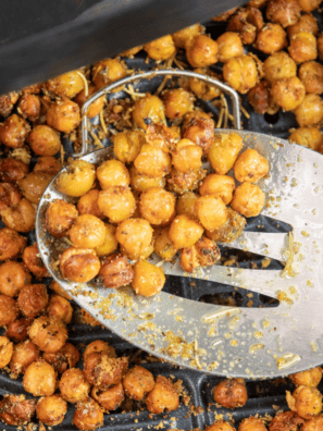 Air Fryer Honey Cinnamon Roasted Chickpeas turn one humble can of garbanzo beans into a sweet, crunchy, lightly spiced snack in under 25 minutes &mdash; no oven required. They're crispy on the outside, tender in the middle, and coated in a honey-cinnamon glaze that tastes like a churro but happens to be packed with fiber and protein. If you've been looking for a healthier snack that still satisfies a sweet tooth, this is the one to bookmark.