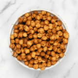 Air Fryer Honey Cinnamon Roasted Chickpeas
