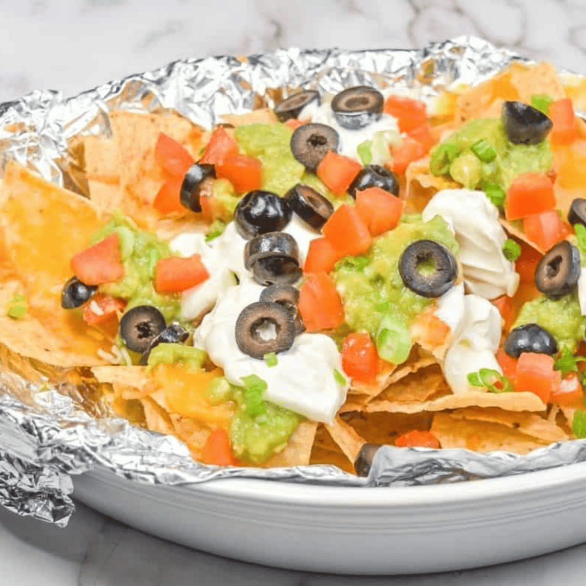 Air Fryer Plate Nachos - Mommy Hates Cooking