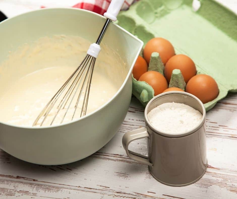 Batter in Mixing Bowl