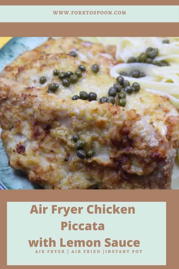 Air Fryer Chicken PIccata